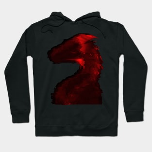 Red Glitch Hoodie